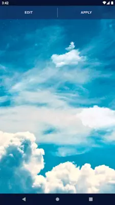 Sky Clouds Live Wallpaper android App screenshot 1