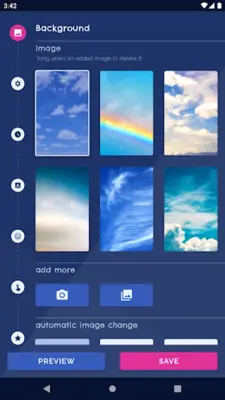 Sky Clouds Live Wallpaper android App screenshot 7